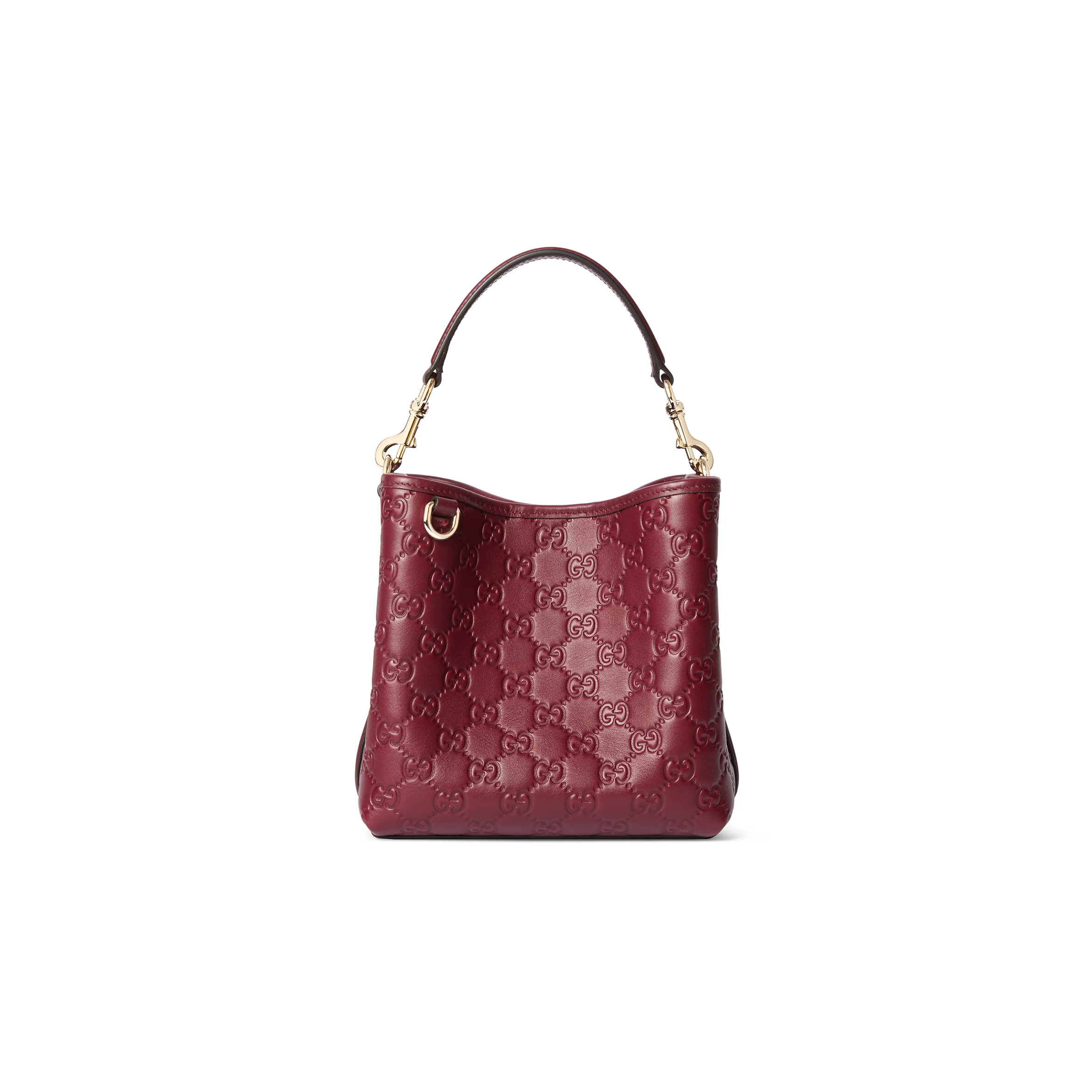 GUCCI GG EMBLEM SMALL BUCKET BAG 815118 (19*18*11cm)